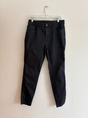 Prana Oday Jeans Navy Blue Straight Leg Organic Cotton Hiking Outdoors Size 30